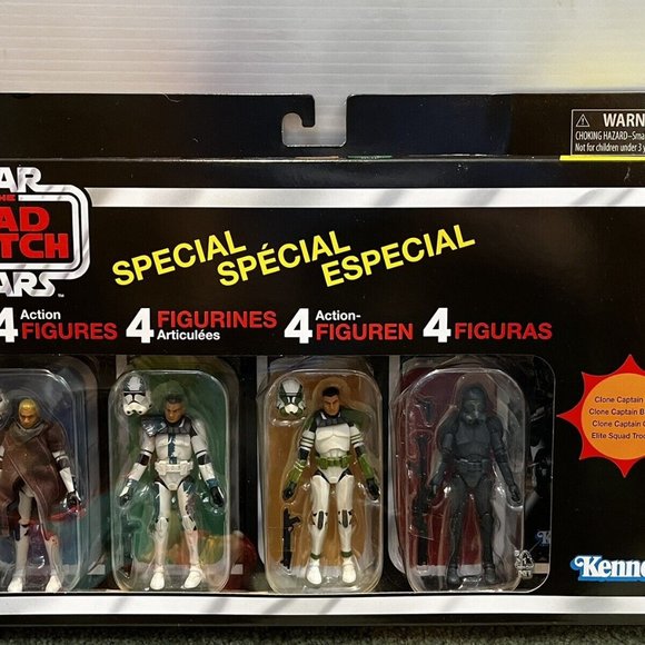 Star Wars THE BAD BATCH Vintage Collection HASBRO Special Edition 4 Pack 15”x11” - Picture 1 of 3